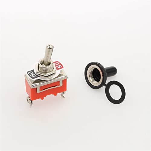 SVAPO 1PC 12mm 15A 250VAC Micro Switch 2pin On-Off E-TN1021 Toggle Switch Switch Префрлете го прекинувачот за напојување