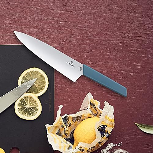 Викторинокс Кујна Швајцарски Модерен 8 Готвач Нож Пченкарно Цвеќе-Сино 6.9016.202 Б