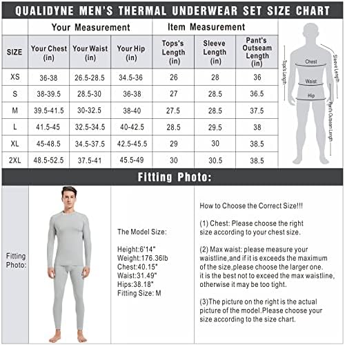 Термички долна облека за долна облека за машка машка долна облека, поставен основен слој, долг nsонс постави врвни и долни зимски спортови костуми