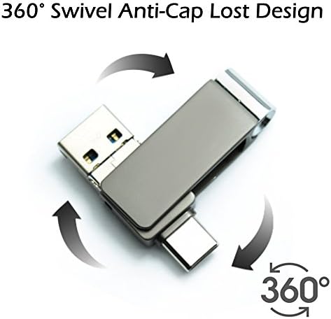 V-smart TC-303 32GB USB 3.0 Тип C Флеш Диск | 3 ВО 1 USB C, USB А, Микро USB| ГОЛЕМА Брзина OTG Флеш Диск За Паметен Телефон, Таблети, Нов MacBook