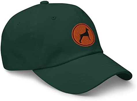 Доберман извезена тато капа капа | Сопственик на lубител на кучиња Доберман Бејзбол капа