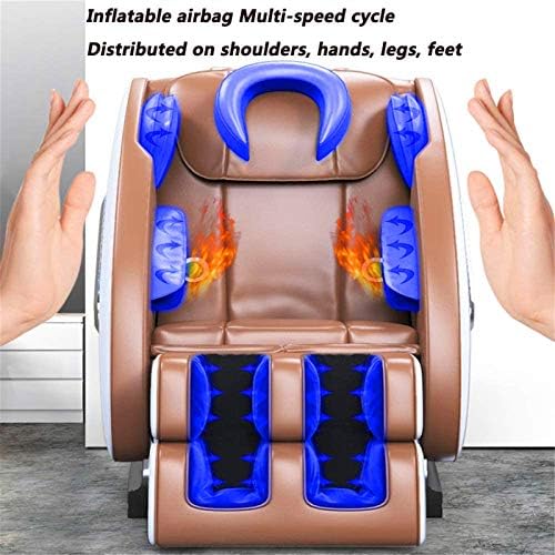 TFJS Автоматска автоматска масажа столче целото тело Дома мултифункционална масажа софа стол 180 ° длабока V суспензија нула гравитација Bluetooth со масажа воздушно перн