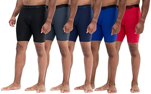 DevOps 3 или 5 пакувања за компресија шорцеви мажи спандекс спортски шорцеви атлетски тренингот за извршување перформанси на базаелер долна облека