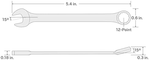 Тектон 9/32 инчен комбинација клуч | 18252 година