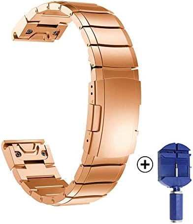Iotup Smart Watch Band Ремени за Garmin Феникс 6 6X PRO 5X 5 5S Плус 3 HR 935 945 Mk1 D2 S60 Ремен За Брзо Ослободување Челична Нараквица