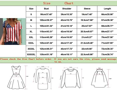 Памук И Спандекс Блузи Денот На Независноста За Жени Печатете Дневни Летни Кошули За Женски В Резервоар За Врат Женски Кошули