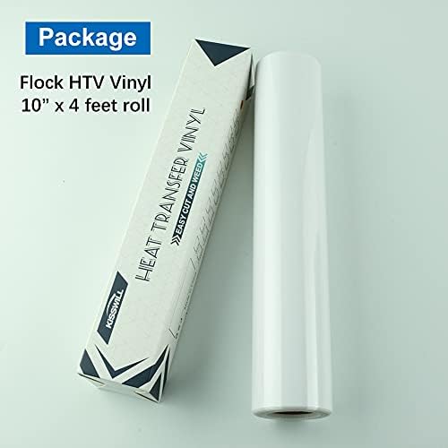 Kisswill Follock Transfer Transfer Vinyl - 10 x 48 HTV железо на винилни ролни за маици, ткаенини и капи и капи