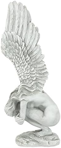 Дизајн Тоскано NG33765 сеќавање и откуп на ангелска религиозна градина статуа, средна 15 инчи, слонова коска