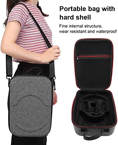 Торба за складирање на фекамос, водоотпорна VR носење кутија тврда обвивка преносна со лента за рамо за потрага по Окулус