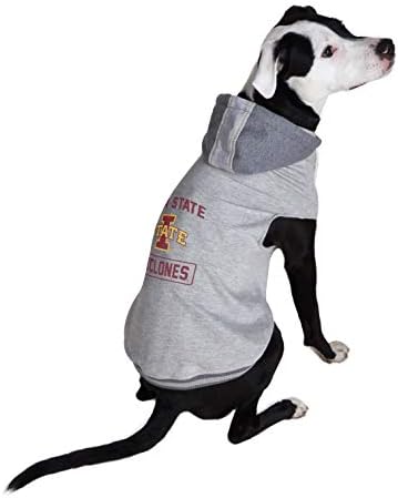 Littlearth NCAA Unisex Pet Hooded Crewneck со тимско лого и име