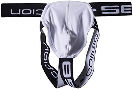Jockstrap брифинзи за атлетски поддржувачи на Менс, атлетски поддржувач, удобни гаќички со џок, со торбичка еластична тренингот долна облека