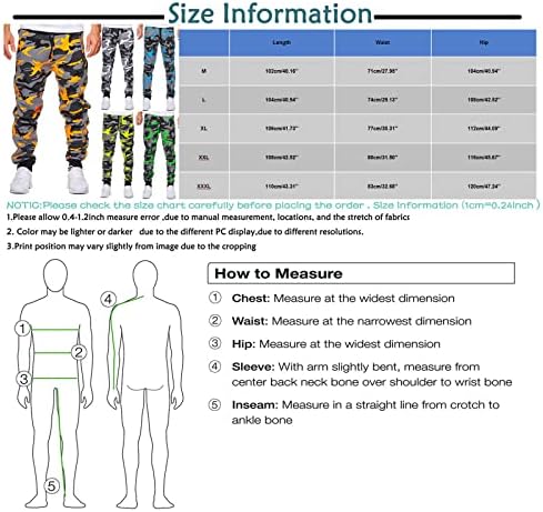 Ymosrh khaki панталони мажи опуштени вклопени камуфлажни завој случајни лабави џемпери за џемпери панталони за кампување мажи мажи