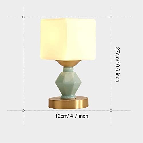 Но-лого вајклј ламба за керамичка маса за керамичка маса, гроздобер обоена ламба тело, плетена абажур, вила градинарска ламба за осветлување