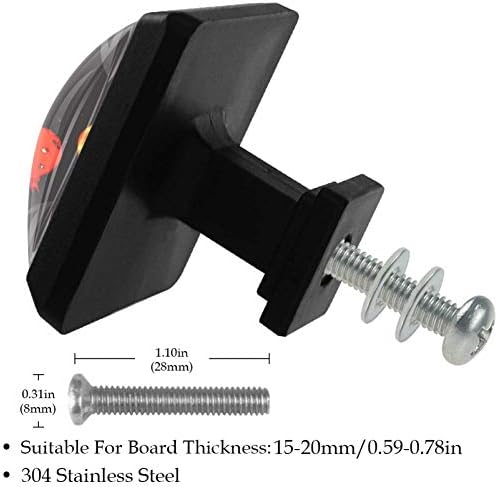 Лилибели 3 парчиња Копче Кабинет Шкаф Фиока Повлечете Рачка Копчиња Со Завртки За Кабинетот Хардвер, Мебел, Фиока, Гардероба Повлечете-Симпатична