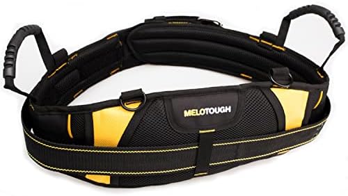Melotough Padded Electrical Allian Tool Tradetsman Pro Padded Altic Belt со поддршка за поддршка на тешка рачка за носење на пена, 4 -та