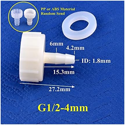 5 парчиња Г1/2 Женски Навој Пп/АБС Пагода Конектор Систем За Наводнување Цевка За Вода Црево Заеднички Аквариум Резервоар Воздушна