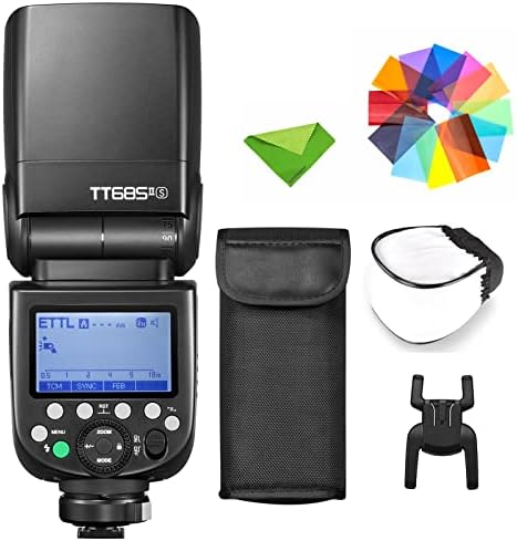 Godox TT685IIS TT685II-S Ttl Блиц за Sony Speedlight Speedlite Камера Блиц, HSS 1/8000s GN60 2.4 G Безжичен Пренос Камера Блиц Speedlight