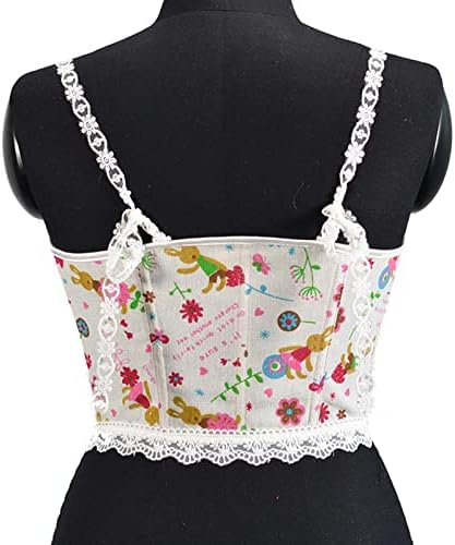 Женски корсет врвен секси гроздобер цветни корсети Готски Steampunk Bustiers Lace Up Weist Cincher Shapewear Bodice