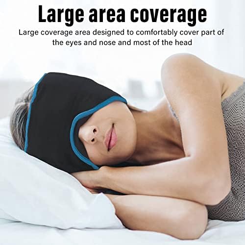 Покривање На Лицето За Спиење Покривање На Голема Површина Покривање На Очите Мажи За Спиење Слободна Големина Растеглив Био Памучен Пакет За