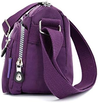 Торба жени најлонска чанта за шопинг водоотпорно елегантно рамо дневно месинџерски торбички за кожни чанти за кожна чанта