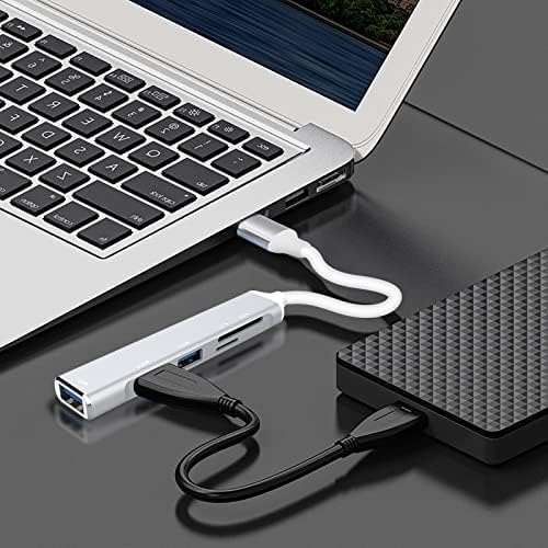 Hub Momker Charge X3 USB C Hub Card Reader Aluminum USB 3.1 центар со SD/ Reader и 3 USB 3.0 Ports Cable центар