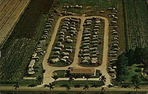 Залив Воздух Приколка Парк, Ад. Форт Мајерс, Флорида Фл Оригинална Гроздобер Разгледница