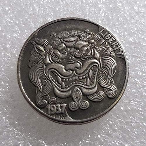 Антички Занаети 1937-Бафало Скитник Сребрена Долар Тешко Комеморативна Монета Странски Монета Монета #471