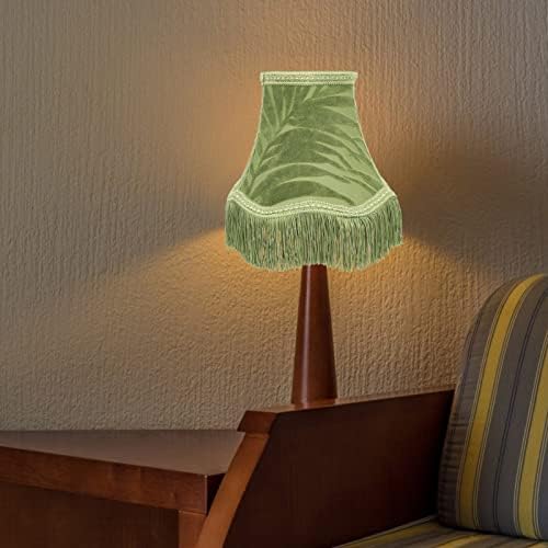 Minkissy Lamp Shade Cover гроздобер ткаенина ламба сенка европски стил барел абажур со тасели декоративна е27 лесна сенка за