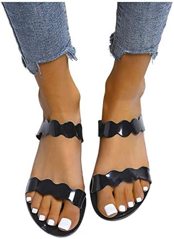 Раиси со ниски потпетици Сандали за жени тен издигнувачки сандали модни летни влечки жени плажа отворено лизгање чевли пети женски сандали флип