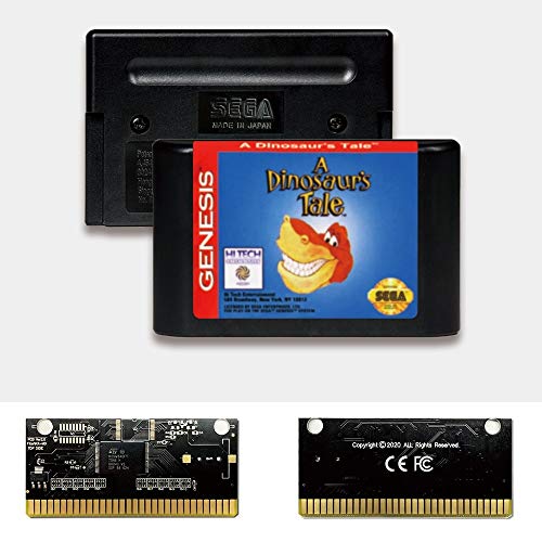 Приказна за диносаурус - САД етикета Flashkit MD Electroless Gold PCB картичка за Sega Genesis Megadrive Video Game Console