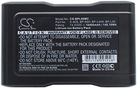 Замена на батеријата за SRW-9000 SRW-9000PL UVW-100 WLL-CA50 WLR-861 WRR-862 WRR-862 1 BP-65H BP-90 BP-GL65 BP-GL95 BP-GL95A BP-IL75