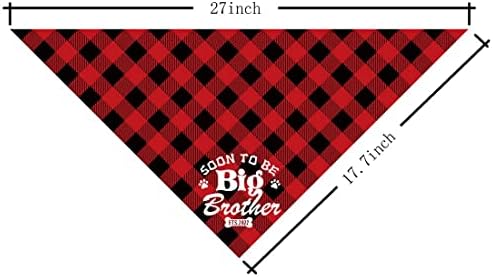 Наскоро ќе се биде Big Brother Bandanas, Pet Pet Baby Rable Claid Charf Fide Откријте додатоци, секс откривајќи ги додатоци за фотографии,