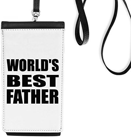 Светски најдобар татко фестивал цитат Телефонски паричник чанта што виси мобилна торбичка црн џеб