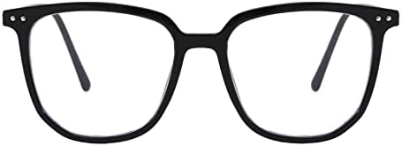 унививион Сино-Светло Блокирање Очила За Жени Мажи Јасно Круг Компјутерски Очила, Лесни Модни Игри Очила