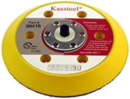Kassteel 99416 6 од 6-та подлога за резервна копија од 16 мм дебела 5/16 -24 Дискови за пескарење на јамка со навој