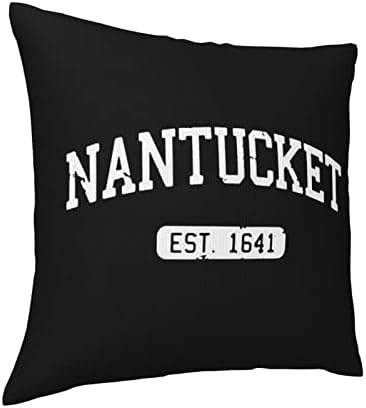 Kadeux nantucket Massachusetts est перница вметнува 18x18 инчи фрлање перници вметнете квадратни капачиња за фрлање перница