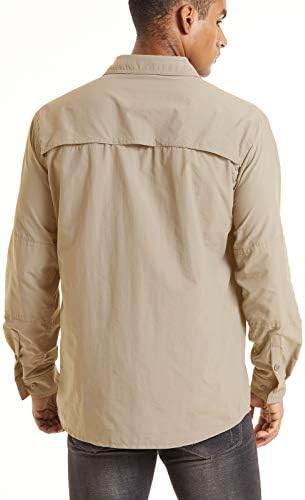 Тактички кошули за мажи Таквасен Брзи суви УВ заштита Дишев долг ракав за пешачење за риболов Кошули за риболов