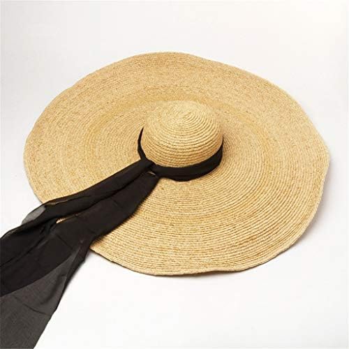 Летни капи од слама за жени мода од слама плажа, голема покривка сонце, преклопена сончева капа за жени бејзбол капачиња