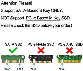 GODSHARK M. 2 Адаптер на 2.5 SATA Комплет, B &засилувач; M Клуч Sata Базирани NGFF SSD Конвертор на 2.5 Инчен SATA 3.0 Поддршка Картичка 2230 2242