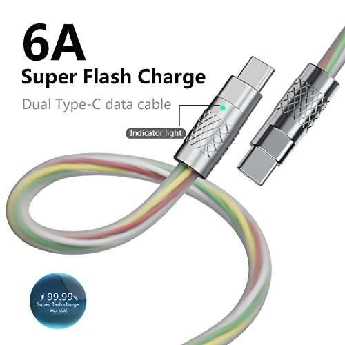 66W 3FT 2.0 Powerline USB C до USB C полнач кабел, кабел за полнење од типот C за iPad Mini 6, iPad Pro 2020, iPad Air 4, MacBook