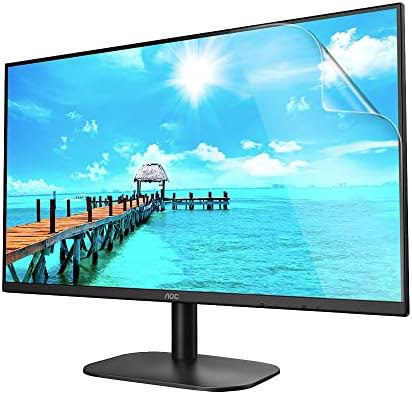 Филм за заштита на екранот со центричен мат, компатибилен со AOC Monitor 27B2AM [Пакет од 2]