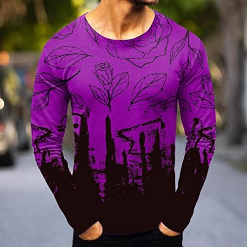 XXBR 2022 есенски маички со долг ракав, улични распрскувани цветни печатени екипаж на вратот на вратот на вратот на вратот на вратот