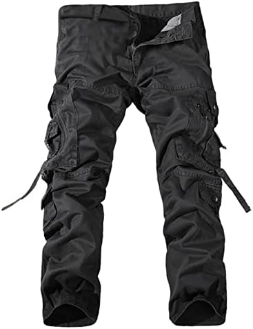 Натпреваруваат мажи карго панталони Менс на отворено тактички воени панталони со лесни панталони за пешачење со повеќе џебови