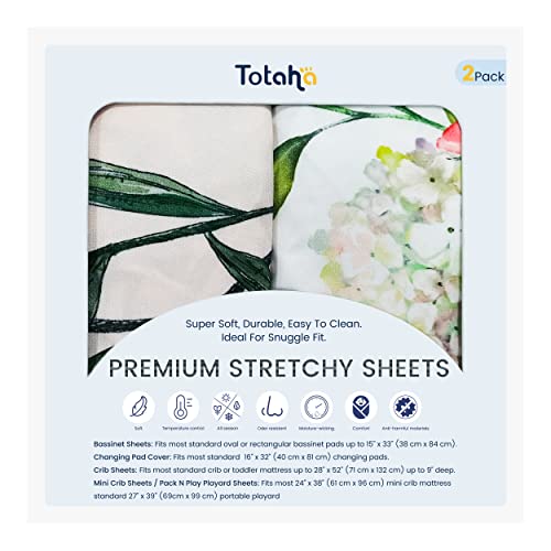 Totaha Premium Strighty Bassinet листови со лулка-HypoAllergen, свиленкаста удобност, мека мека, смирувачки ефект, селезонски дрес-плетен, 32 x 16 x 3 ''