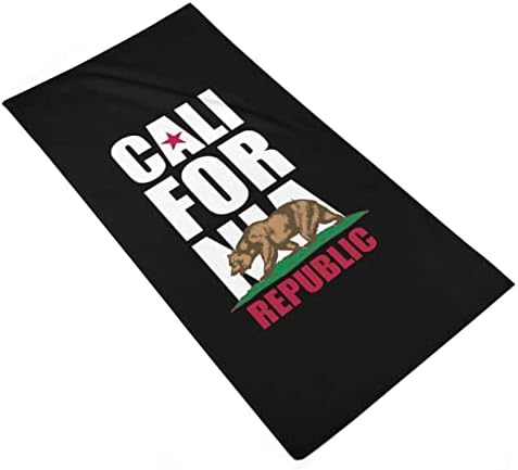 Знаме на калифорниски микрофибер рачни крпи Супер абсорбента крпа Брзо суво миење на миење садови