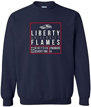 Облека UGP Campus NCAA Box Label, Team Color Crewneck, колеџ, Универзитет