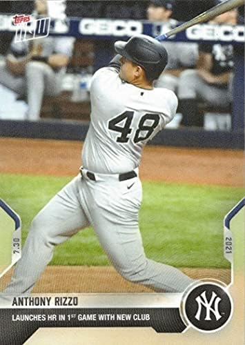 2021 Топс Сега 584 Ентони Рицо Бејзбол Картичка-1-ви Њујорк Јенкис Картичка