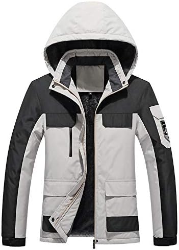 Новата корејска верзија на јакни за мажи на отворено памук со памук со ветерници водоотпорна и топла планинарска облека