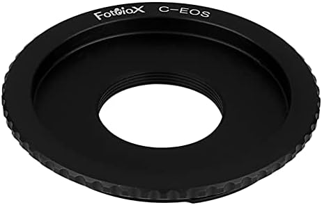 Адаптерот за монтирање на леќи Fotodiox - Компатибилен со C -Mount CCTV/Cine леќи до канонски EOS Mount D/SLR камери