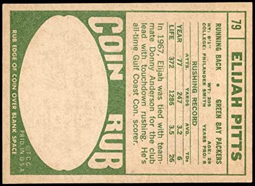 1968 Топс 79 Илија Питс Грин Беј Пакерс ВГ+ Пакерс Филандер Смит